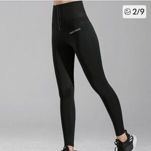 Yimriz Unique New black Waist Trainer Leggings Size XL